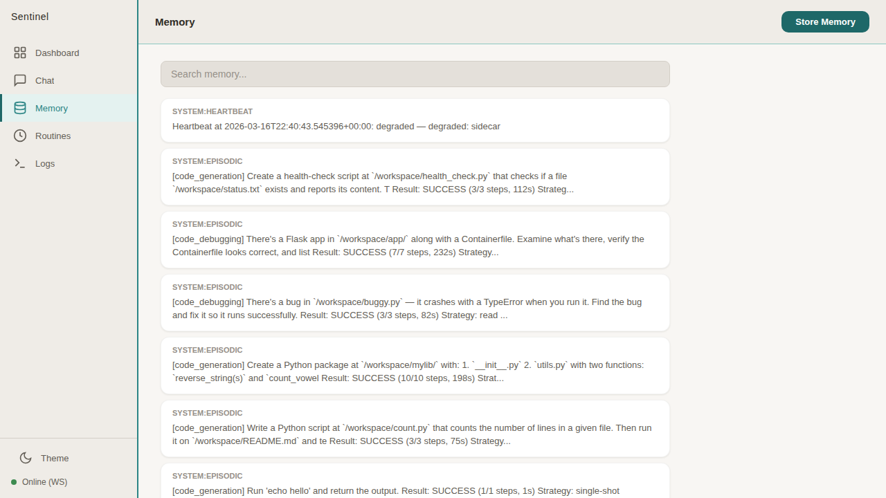 Episodic memory browser